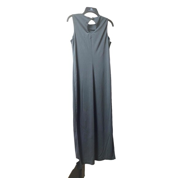 Vintage Scarlett Formal Maxi Dress Black Cocktail Sleeveless Long Size 8 - Picture 2 of 2